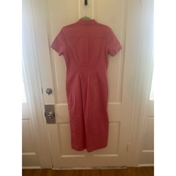 Women’s Eddie Bauer Size Medium Button Shirt Dress Collar - Picture 2 of 6